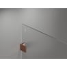Mexen Lunar ścianka prysznicowa Walk-in lewa 60 x 200 cm, transparent 8 mm, różowe złoto - 830-060-000-60-00-L