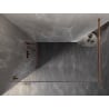Mexen Lunar ścianka prysznicowa Walk-in lewa 140 x 200 cm, transparent 8 mm, różowe złoto - 830-140-000-60-00-L