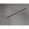Mexen Lunar ścianka prysznicowa Walk-in lewa 70 x 200 cm, transparent 8 mm, gun gray szczotkowany - 830-070-000-66-00-L