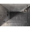 Mexen Lunar ścianka prysznicowa Walk-in lewa 120 x 200 cm, transparent 8 mm, gun gray szczotkowany - 830-120-000-66-00-L