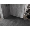 Mexen Lunar ścianka prysznicowa Walk-in lewa 150 x 200 cm, transparent 8 mm, gun gray szczotkowany - 830-150-000-66-00-L