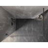 Mexen Lunar ścianka prysznicowa Walk-in lewa 150 x 200 cm, transparent 8 mm, gun gray szczotkowany - 830-150-000-66-00-L