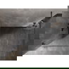 Mexen Lunar ścianka prysznicowa Walk-in lewa 160 x 200 cm, transparent 8 mm, gun gray szczotkowany - 830-160-000-66-00-L