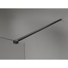 Mexen Lunar ścianka prysznicowa Walk-in lewa 80 x 200 cm, transparent 8 mm, czarna - 830-080-000-70-00-L