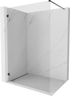 Mexen Lunar ścianka prysznicowa Walk-in lewa 110 x 200 cm, transparent 8 mm, czarna - 830-110-000-70-00-L