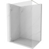 Mexen Lunar ścianka prysznicowa Walk-in lewa 70 x 200 cm, transparent 8 mm, nikiel szczotkowany - 830-070-000-97-00-L