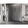 Mexen Lunar ścianka prysznicowa Walk-in lewa 110 x 200 cm, transparent 8 mm, nikiel szczotkowany - 830-110-000-97-00-L