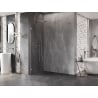 Mexen Lunar ścianka prysznicowa Walk-in lewa 120 x 200 cm, transparent 8 mm, nikiel szczotkowany - 830-120-000-97-00-L