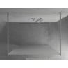 Mexen Kioto ścianka prysznicowa wolnostojąca 100 x 200 cm, szron 8 mm, chrom - 800-100-002-01-30