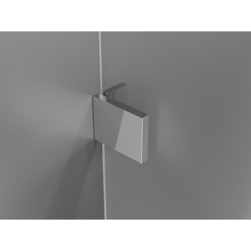 Mexen Lunar ścianka prysznicowa Walk-in prawa 80 x 200 cm, transparent 8 mm, chrom - 830-080-000-01-00-P