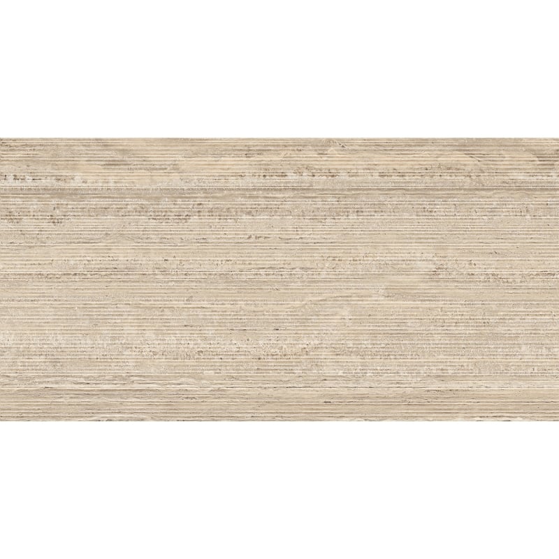 Mexen Neo Travertino Liner Natural gres szkliwiony rekt. G1, płytka podłogowo-ścienna 120 x 60 cm, mat - TL302-120-060-05