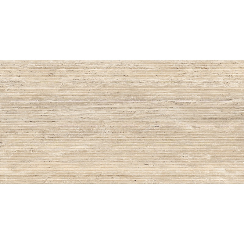 Mexen Neo Travertino Liner Natural gres szkliwiony rekt. G1, płytka podłogowo-ścienna 120 x 60 cm, mat - TL302-120-060-05