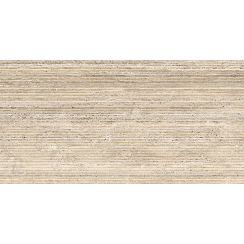 Mexen Neo Travertino Liner Natural gres szkliwiony rekt. G1, płytka podłogowo-ścienna 120 x 60 cm, mat - TL302-120-060-05