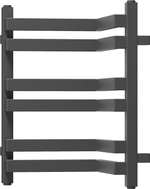 Mexen Loop grzejnik łazienkowy narożny 500 x 375 mm, 253 W, antracyt - W129-0500-350-00-66