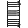 Mexen Loop grzejnik łazienkowy 750 x 375 mm, 413 W, czarny - W129-0750-350-00-70