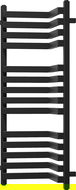 Mexen Loop grzejnik łazienkowy 1000 x 375 mm, 572 W, czarny - W129-1000-350-00-70