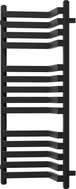 Mexen Loop grzejnik łazienkowy narożny 1000 x 375 mm, 572 W, czarny - W129-1000-350-00-70