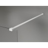 Mexen Lunar ścianka prysznicowa Walk-in prawa 80 x 200 cm, transparent 8 mm, biała - 830-080-000-20-00-P
