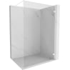 Mexen Lunar ścianka prysznicowa Walk-in prawa 150 x 200 cm, transparent 8 mm, biała - 830-150-000-20-00-P