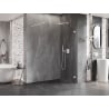 Mexen Lunar ścianka prysznicowa Walk-in prawa 150 x 200 cm, transparent 8 mm, biała - 830-150-000-20-00-P