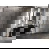 Mexen Lunar ścianka prysznicowa Walk-in prawa 160 x 200 cm, transparent 8 mm, złota - 830-160-000-50-00-P