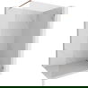 Mexen Lunar ścianka prysznicowa Walk-in prawa 50 x 200 cm, transparent 8 mm, różowe złoto - 830-050-000-60-00-P