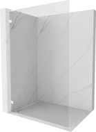 Mexen Lunar L ścianka prysznicowa Walk-in lewa 90 x 200 cm, transparent 8 mm, biała - 830L-090-000-20-00-L