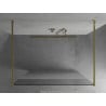 Mexen Kioto ścianka prysznicowa wolnostojąca 110 x 200 cm, transparent/szron 8 mm, złota - 800-110-002-50-35