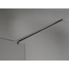 Mexen Lunar ścianka prysznicowa Walk-in prawa 160 x 200 cm, transparent 8 mm, gun gray szczotkowany - 830-160-000-66-00-P
