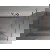 Mexen Kioto ścianka prysznicowa wolnostojąca 100 x 200 cm, transparent/szron 8 mm, różowe złoto - 800-100-002-60-35