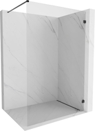Mexen Lunar ścianka prysznicowa Walk-in prawa 100 x 200 cm, transparent 8 mm, czarna - 830-100-000-70-00-P