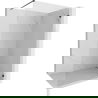 Mexen Lunar ścianka prysznicowa Walk-in prawa 150 x 200 cm, transparent 8 mm, czarna - 830-150-000-70-00-P
