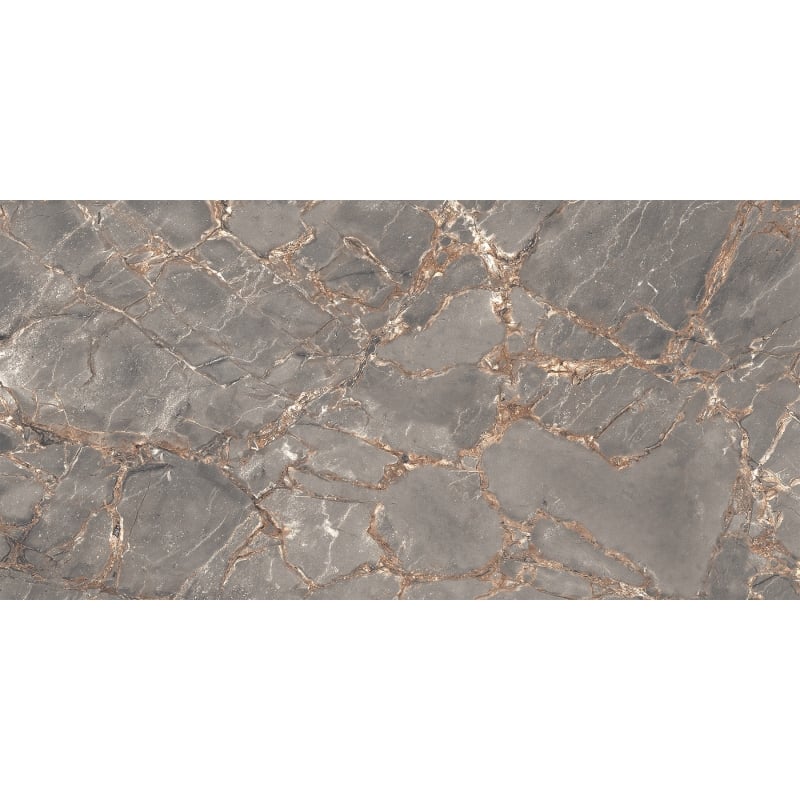 Mexen Rubble Grey gres szkliwiony rekt. G1, płytka podłogowo-ścienna 120 x 60 cm, carving - TL401-120-060-02