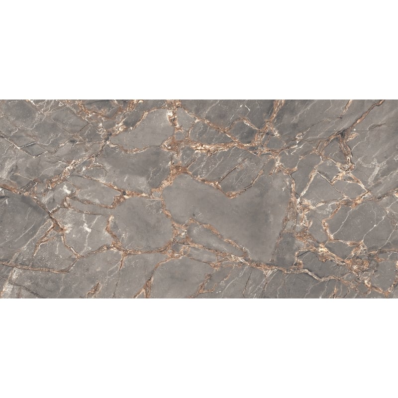 Mexen Rubble Grey gres szkliwiony rekt. G1, płytka podłogowo-ścienna 120 x 60 cm, carving - TL401-120-060-02