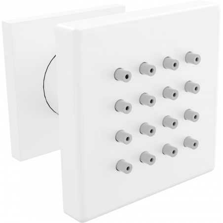 Mexen Cube dysza boczna natynkowa, biała - 79360-20