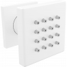 Mexen Cube dysza boczna natynkowa, biała - 79360-20