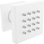 Mexen dysza boczna natynkowa, biała - 79360-20