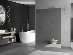 Mexen Kioto ścianka prysznicowa wolnostojąca 100 x 200 cm, lustro 8 mm, chrom - 800-100-002-01-50