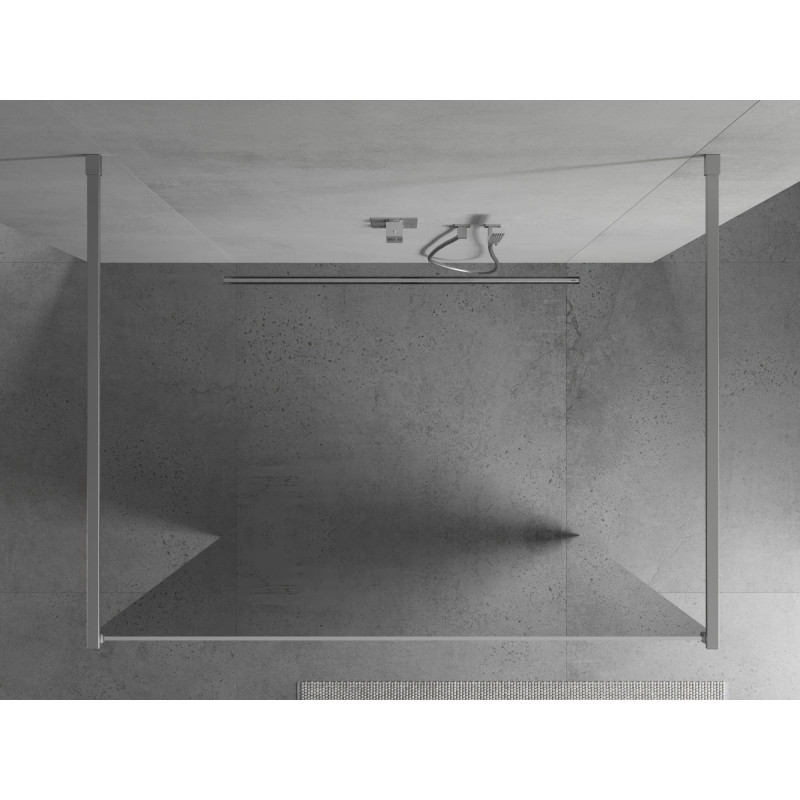 Mexen Kioto ścianka prysznicowa wolnostojąca 100 x 200 cm, lustro 8 mm, chrom - 800-100-002-01-50