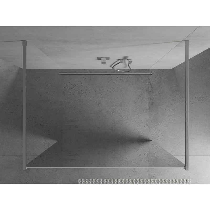 Mexen Kioto ścianka prysznicowa wolnostojąca 110 x 200 cm, lustro 8 mm, chrom - 800-110-002-01-50