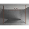Mexen Kioto ścianka prysznicowa wolnostojąca 100 x 200 cm, lustro 8 mm, różowe złoto - 800-100-002-60-50