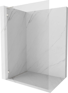 Mexen Lunar L ścianka prysznicowa Walk-in lewa 80 x 200 cm, transparent 8 mm, nikiel szczotkowany - 830L-080-000-97-00-L