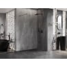 Mexen Lunar ścianka prysznicowa Walk-in prawa 60 x 200 cm, transparent 8 mm, gun metal - 830-060-000-95-00-P