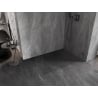 Mexen Lunar ścianka prysznicowa Walk-in prawa 160 x 200 cm, transparent 8 mm, gun metal - 830-160-000-95-00-P
