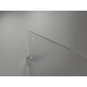 Mexen Lunar ścianka prysznicowa Walk-in prawa 80 x 200 cm, transparent 8 mm, nikiel szczotkowany - 830-080-000-97-00-P