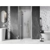 Mexen Lunar drzwi prysznicowe uchylne lewe 70 cm, transparent, chrom - 834-070-000-01-00-L