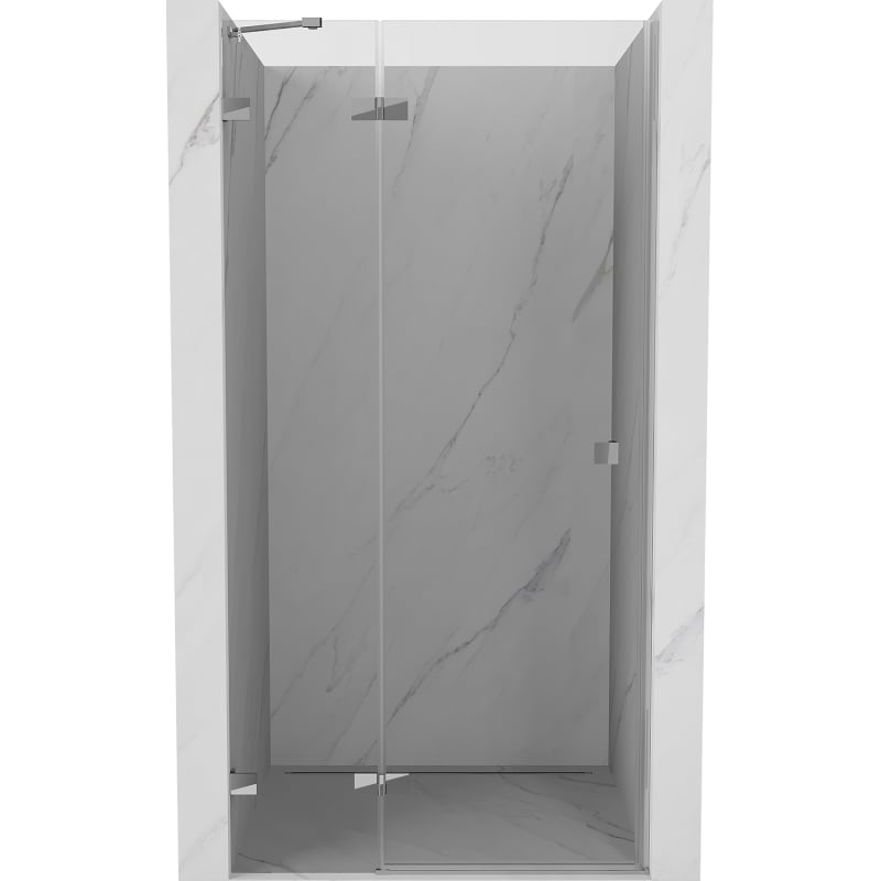 Mexen Lunar drzwi prysznicowe uchylne lewe 85 cm, transparent, chrom - 834-085-000-01-00-L