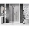 Mexen Lunar drzwi prysznicowe uchylne lewe 135 cm, transparent, chrom - 834-135-000-01-00-L