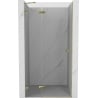 Mexen Lunar drzwi prysznicowe uchylne lewe 95 cm, transparent, złote - 834-095-000-50-00-L