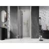 Mexen Lunar drzwi prysznicowe uchylne lewe 95 cm, transparent, złote - 834-095-000-50-00-L